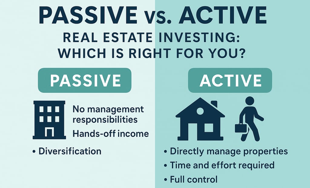passive vs active real estate investing