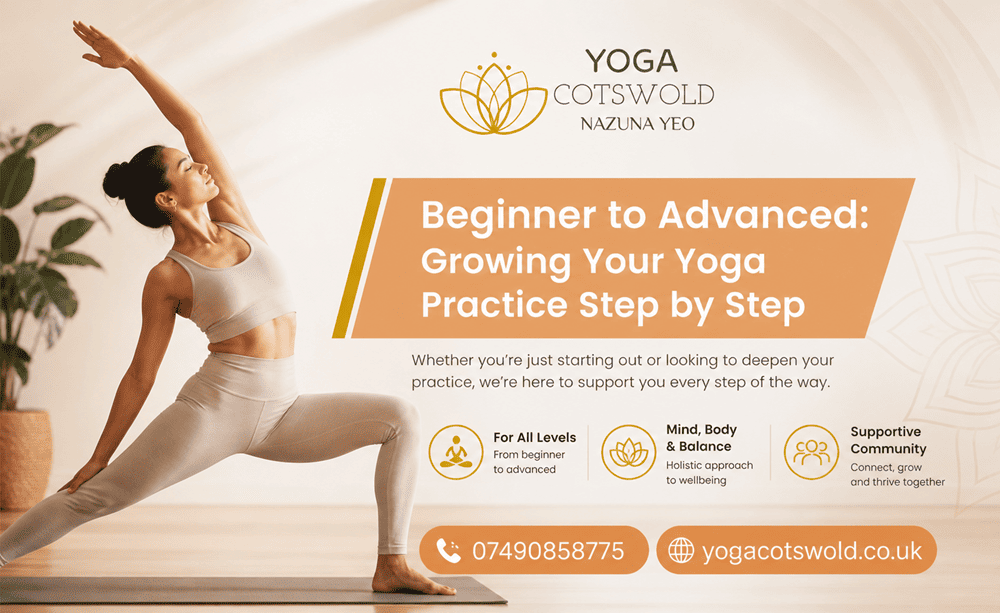 Beginner to Advanced Growing Your Yoga Practice