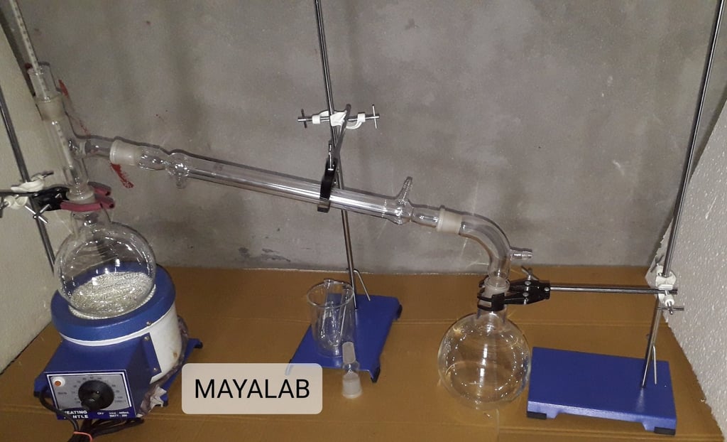 glass-distillation-apparatus