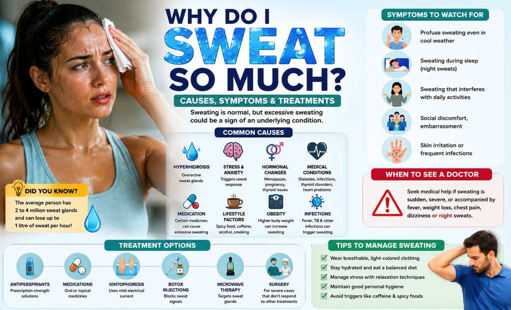 why do I sweat so much