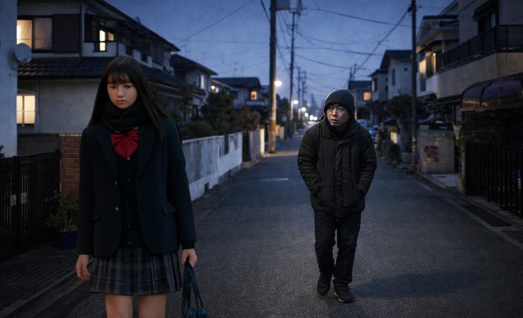 女子中学生が不審者に後ろからついてこられるイメージ画像|堺市のニュースならサカイタイムズ