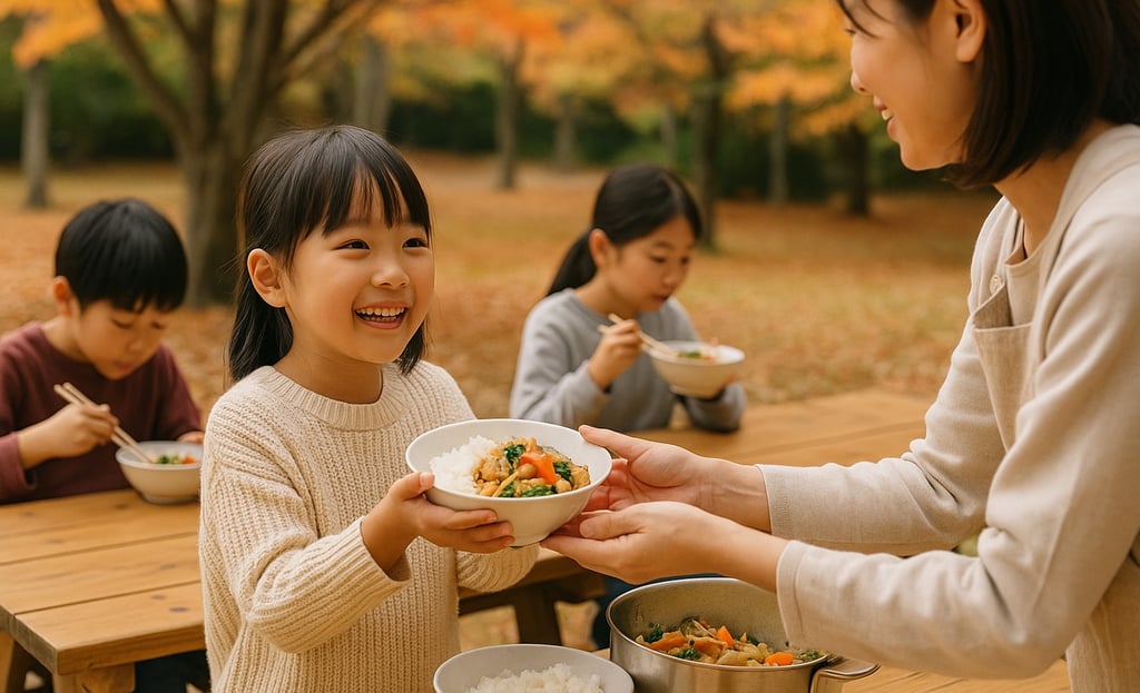 食事を囲む子どもたちとスタッフのイメージ画像｜堺市のニュースならサカイタイムズ