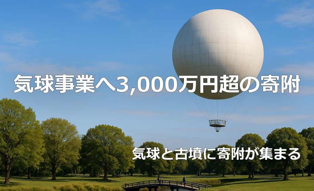 気球事業への寄附のイメージ画像｜堺市のニュースならサカイタイムズ