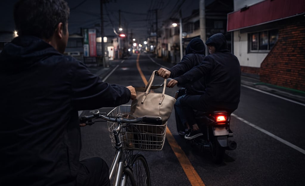 連続ひったくり犯のイメージ画像｜堺市のニュースならサカイタイムズ