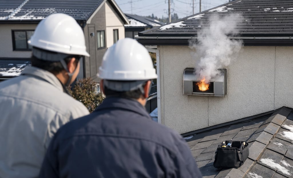 屋根上から火災を見つけたときのイメージ画像｜堺市のニュースならサカイタイムズ