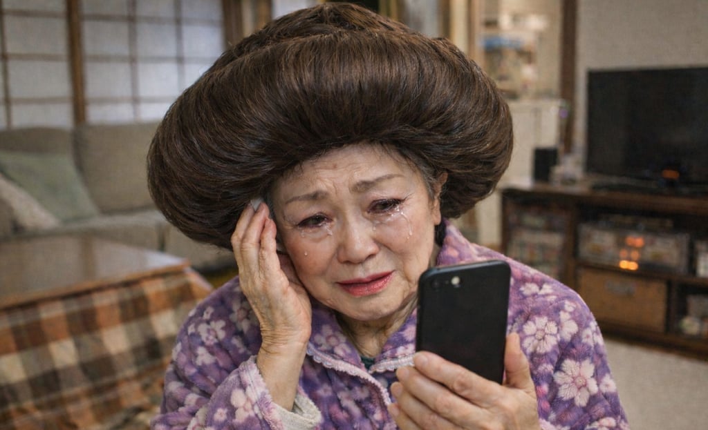 特殊詐欺師とビデオ通話する高齢者のイメージ画像｜堺市のニュースならサカイタイムズ