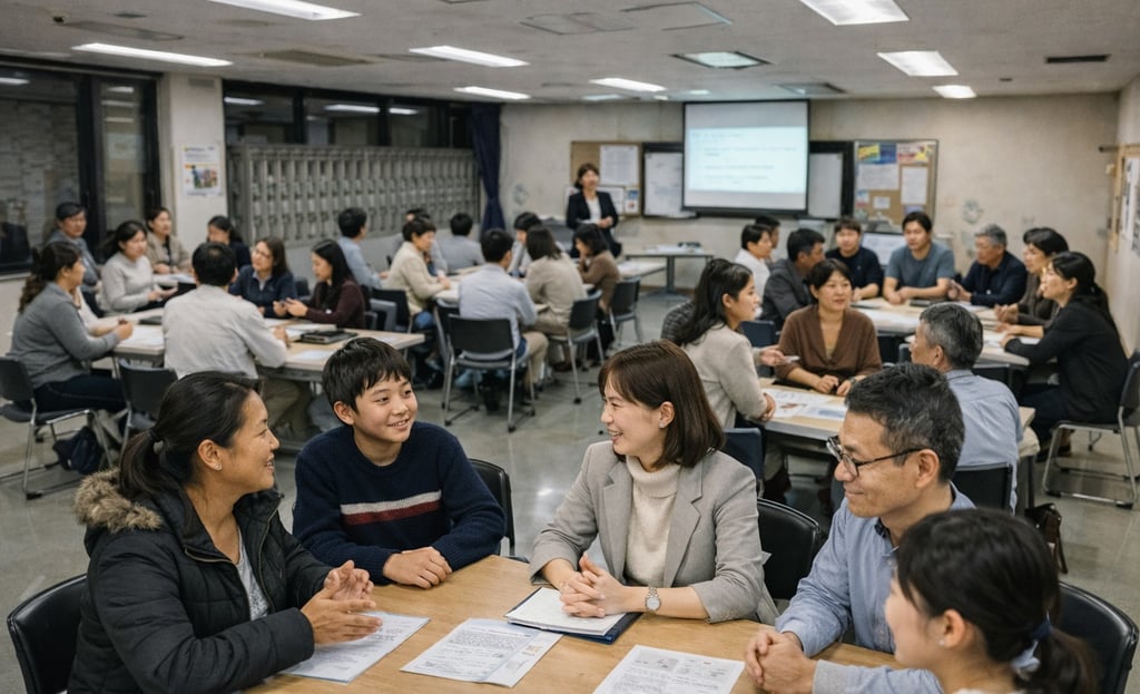 外国にルーツを持つこどもに関わっている人とグループで話し合っているイメージ画像｜堺市のイベント情報ならサカイタイムズ