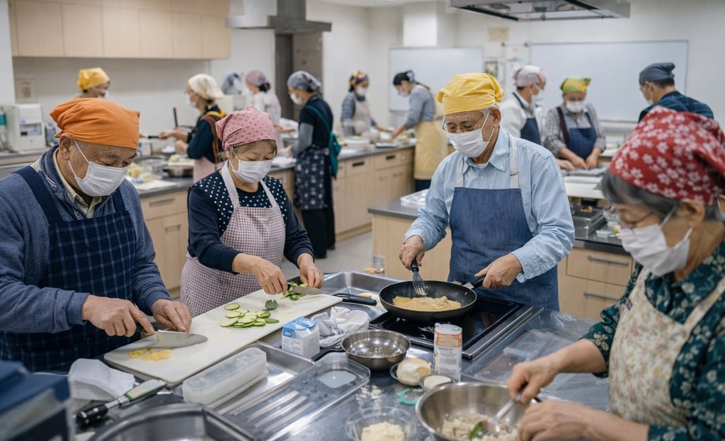 おいしい調理講習会で参加者が調理実習を行っている様子のイメージ画像|堺市のイベント情報ならサカイタイムズ