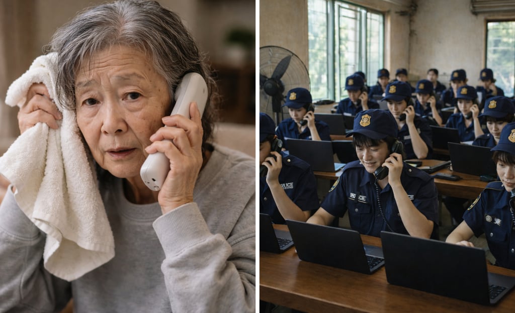 特殊詐欺の電話をうける側とかける側のイメージ画像｜堺市のニュースならサカイタイムズ