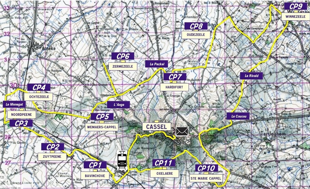 Circuit Poste Automobile Rurale Cassel.