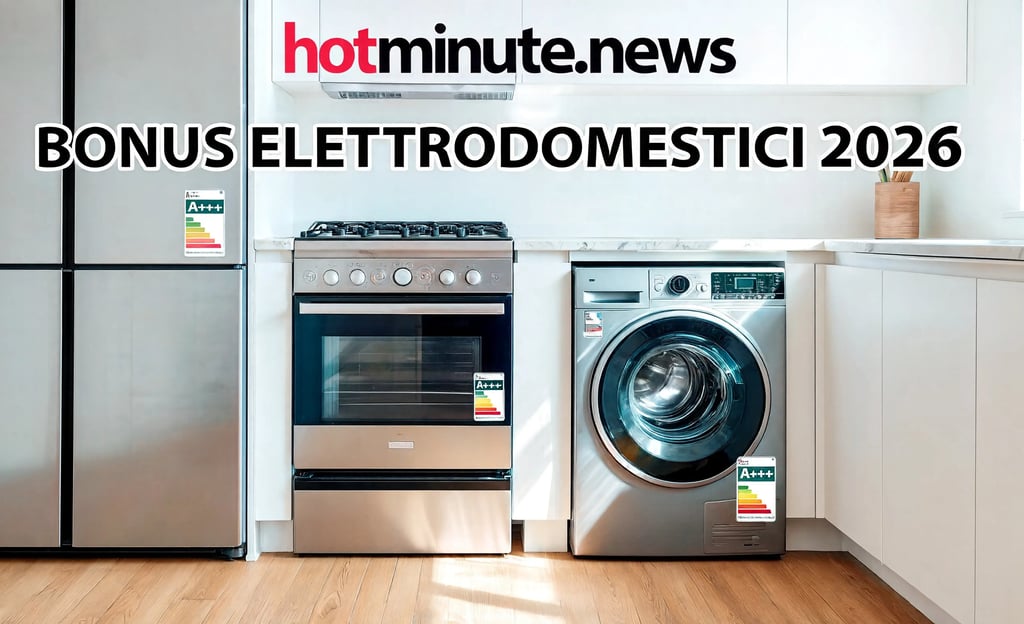Interno cucina moderna con tre elettrodomestici in acciaio inox: frigorifero, forno a gas e lavatric