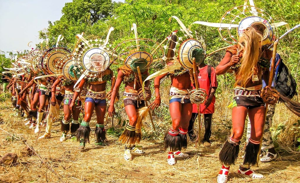 The young Senegalese in Festival In Senegal