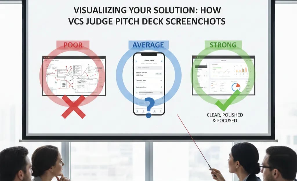 Visualizing Your Solution: How VCs Judge Pitch Deck Screenshots