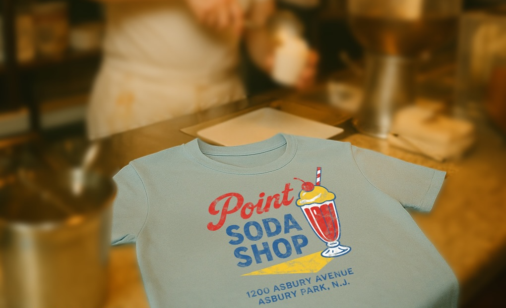 point soda shop shirt