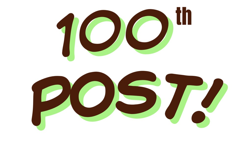 100th post graphic