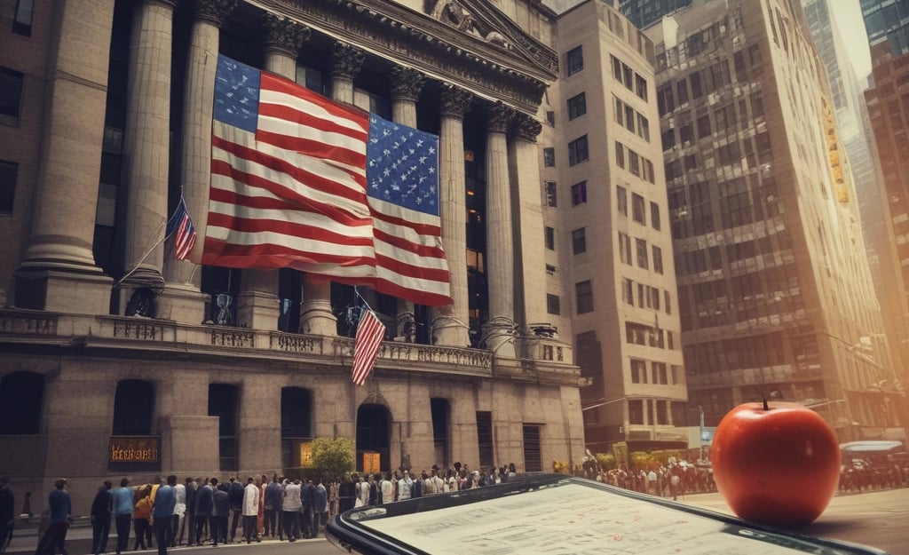 red and gold baubles on white and black floral textile