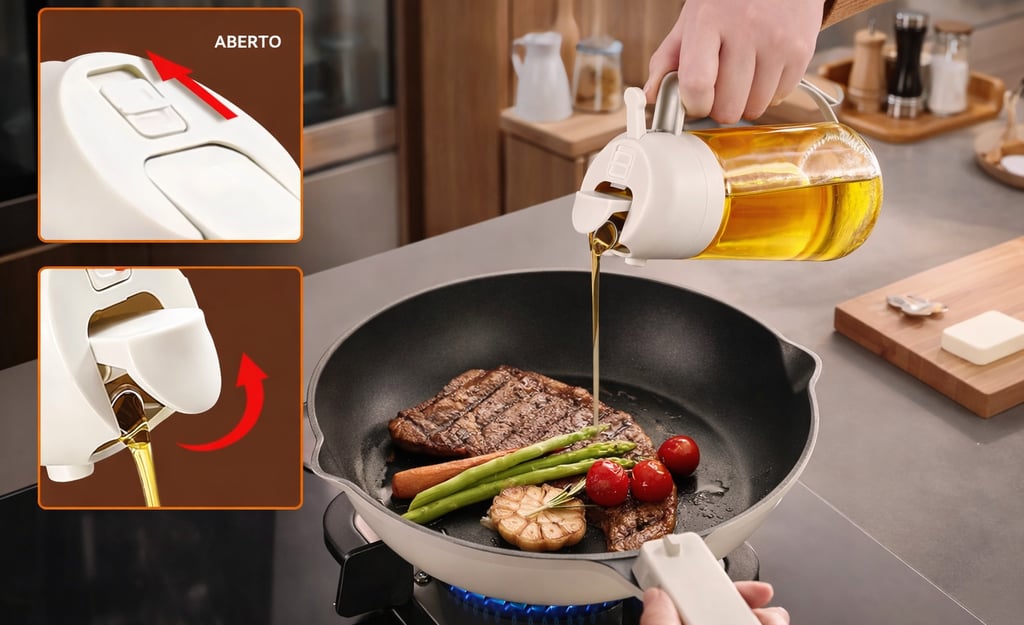 Dispenser de óleo e azeite