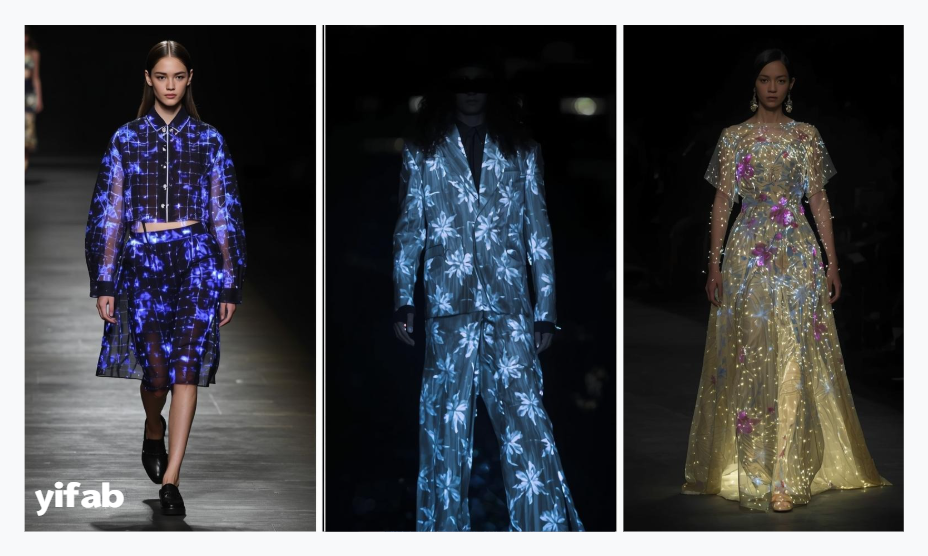 light-sensitive fabrics, smart textiles, interactive fashion, AI fabric design, digital textiles, su