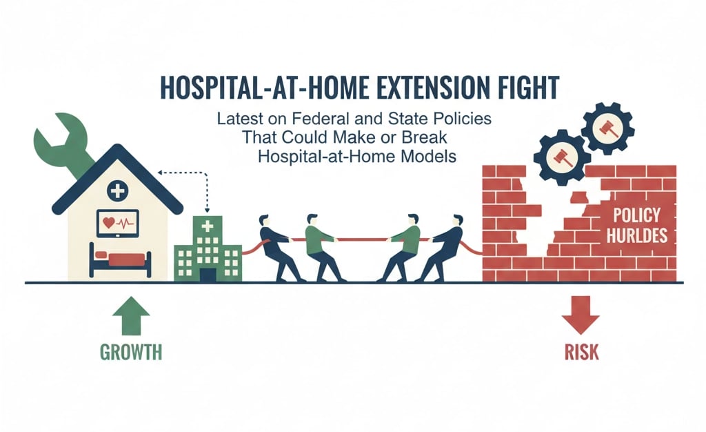 Healthcare professional providing medical care to elderly patient in home setting with medical equip