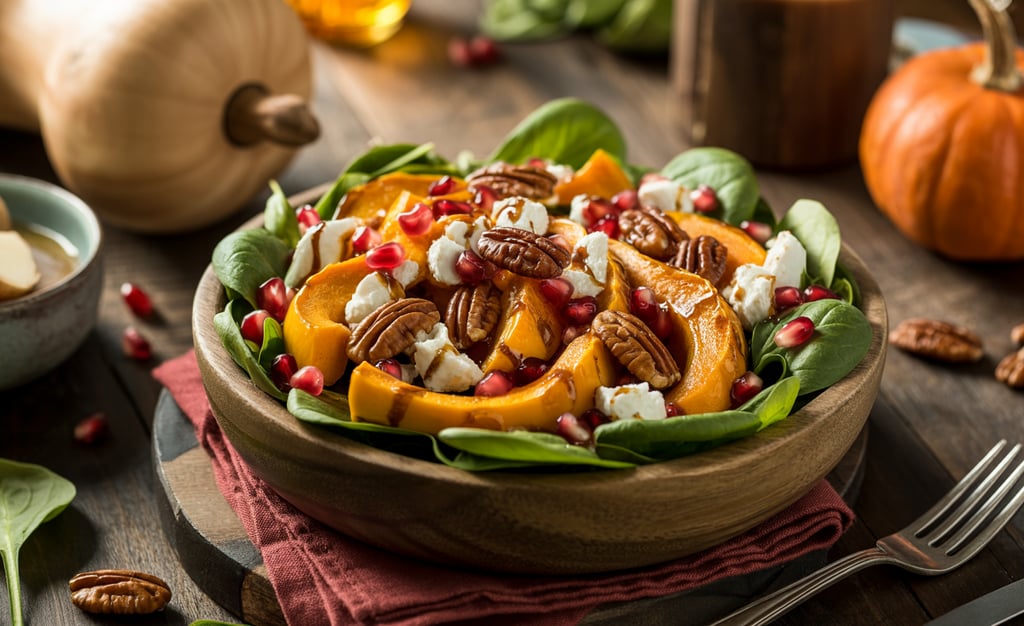 a bowl of salad with a salad and a fork