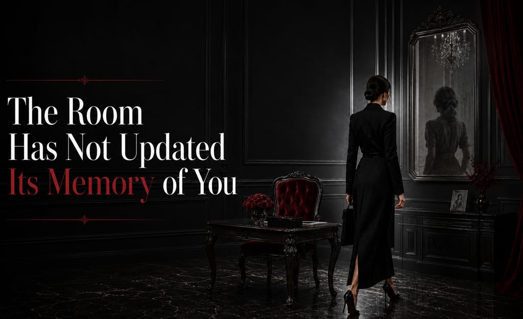 THE ROOM HAS NOT UPDATED ITS MEMORY OF YOU