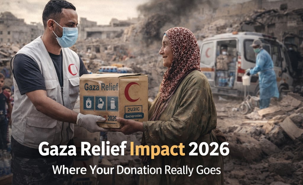 Gaza Relief Impact 2026 humanitarian aid distribution