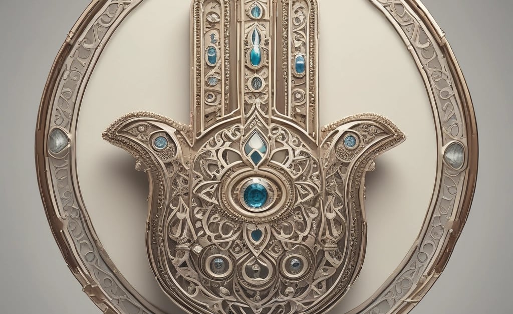 La Mano de Fátima, también conocida como jamsa, hamsa, khamsa o hamesh