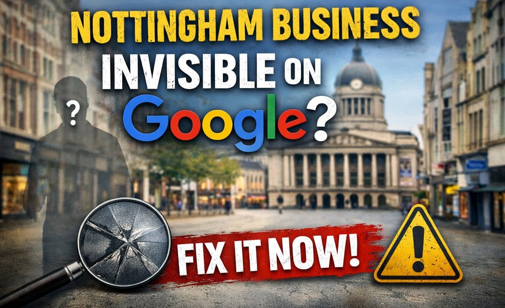 Nottingham business invisible on Google