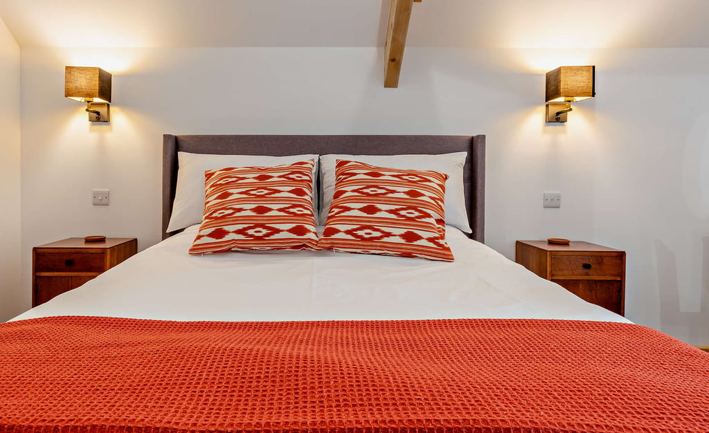 The beds in our holiday cottages in Carmarthenshire, including the king size bed in the main bedroom, have natural fillings.