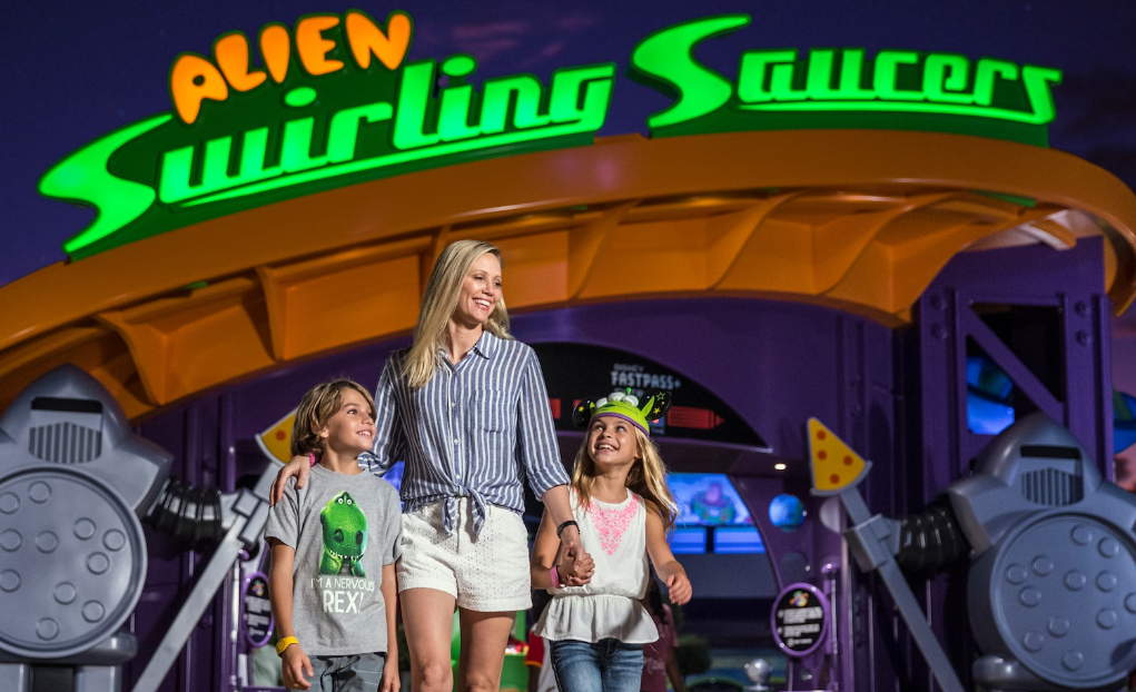 Alien Swirling Saucers