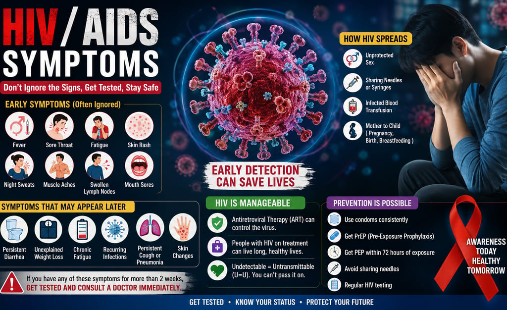 HIV AIDS Symptoms