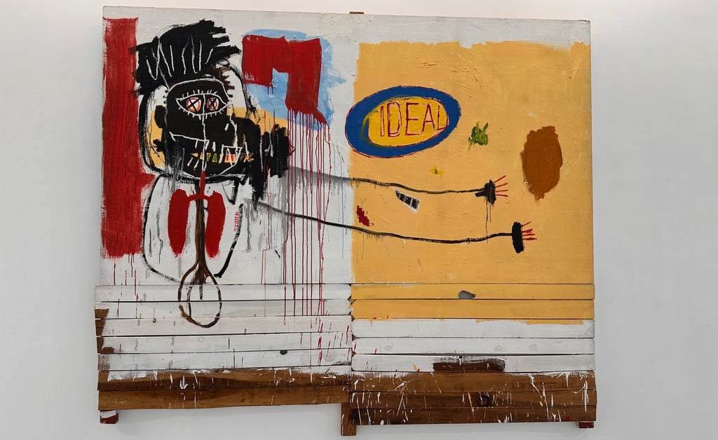 Jean-Michel Basquiat, She Installs Confidence & Picks His Brain Like a Salad, 1988 ©16mag