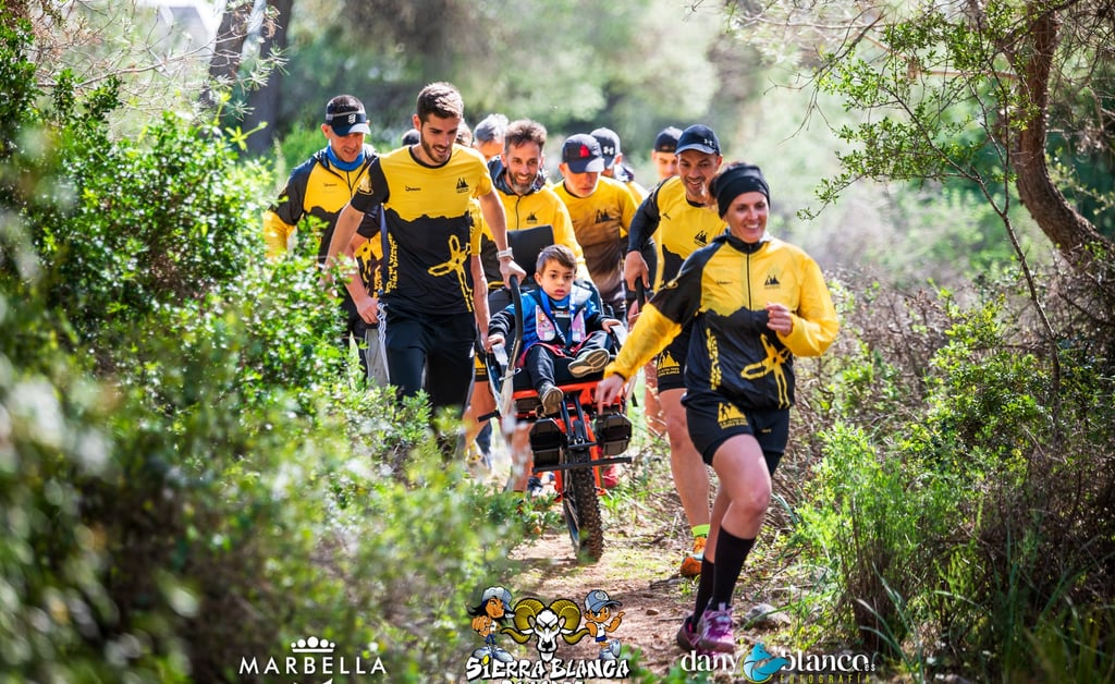 Cd Ultra Trail Sierra Blanca ayuntamiento Marbella Silla Joelette