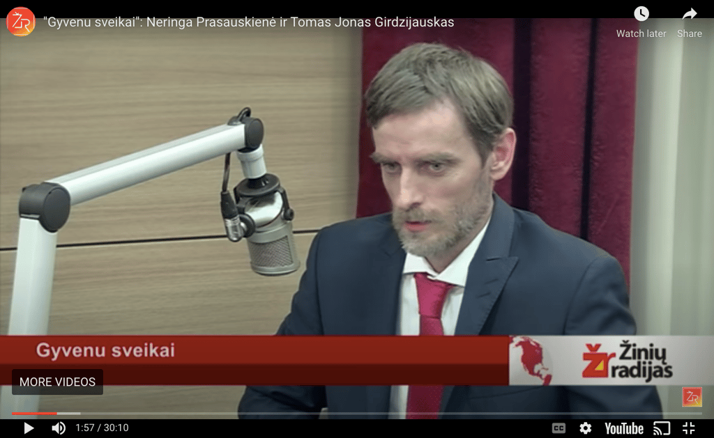 Tomas Žinių Radijuje