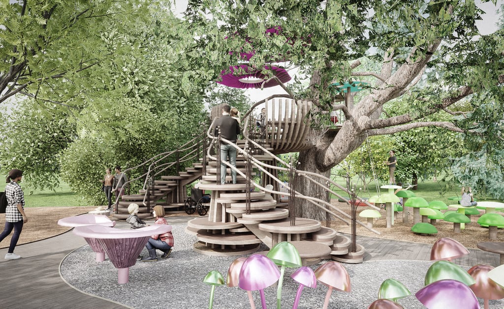 India Aspin Treehouse Kew Gardens Design Competition Amy Jenkins Smith fungi