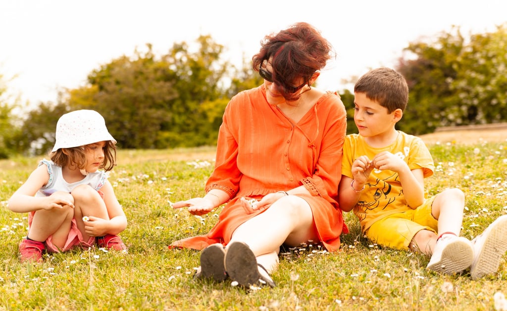 Un moment en famille en beaujolais