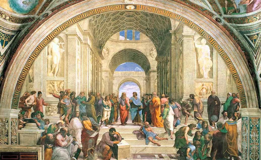 Raphael's School of Athens painting