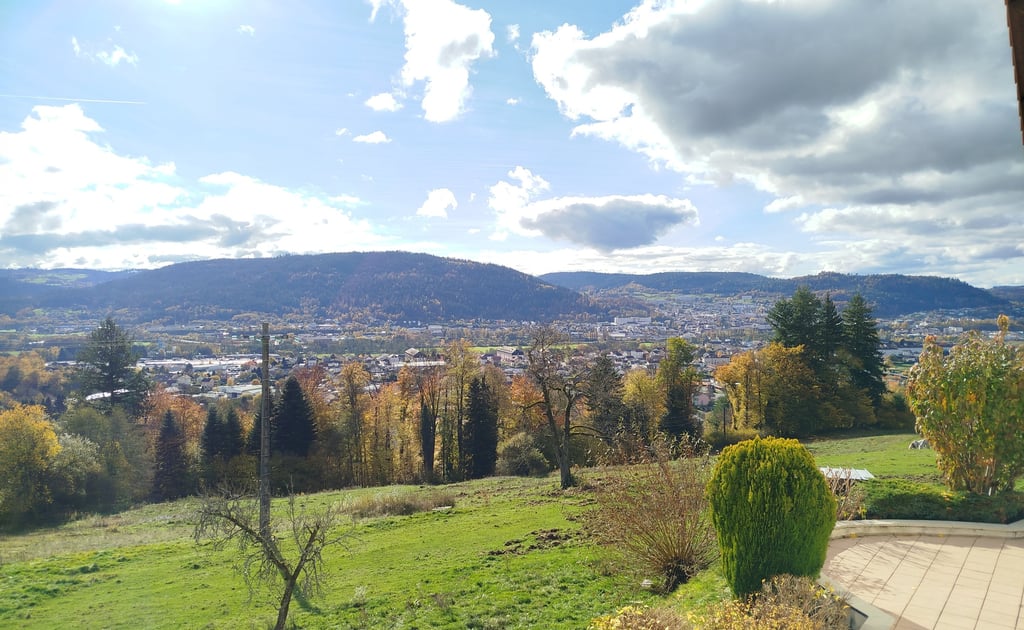 Vue sur la vallée de Remiremont
