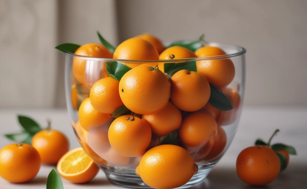a pile of oranges