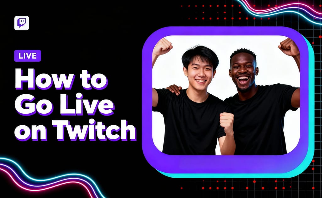 how to go live on twitch
