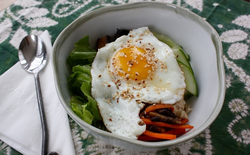 bi bim bap, Korean rice bowl