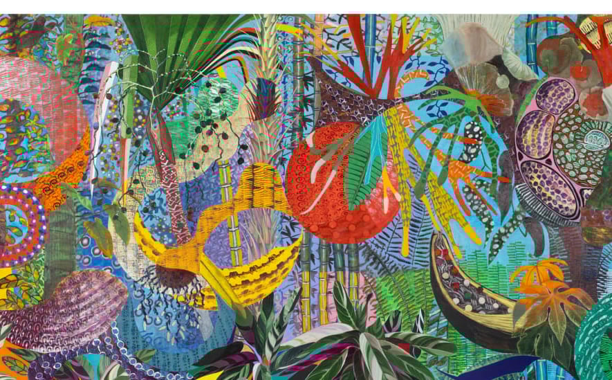 Luiz Zerbini Siamo Foresta, 2023