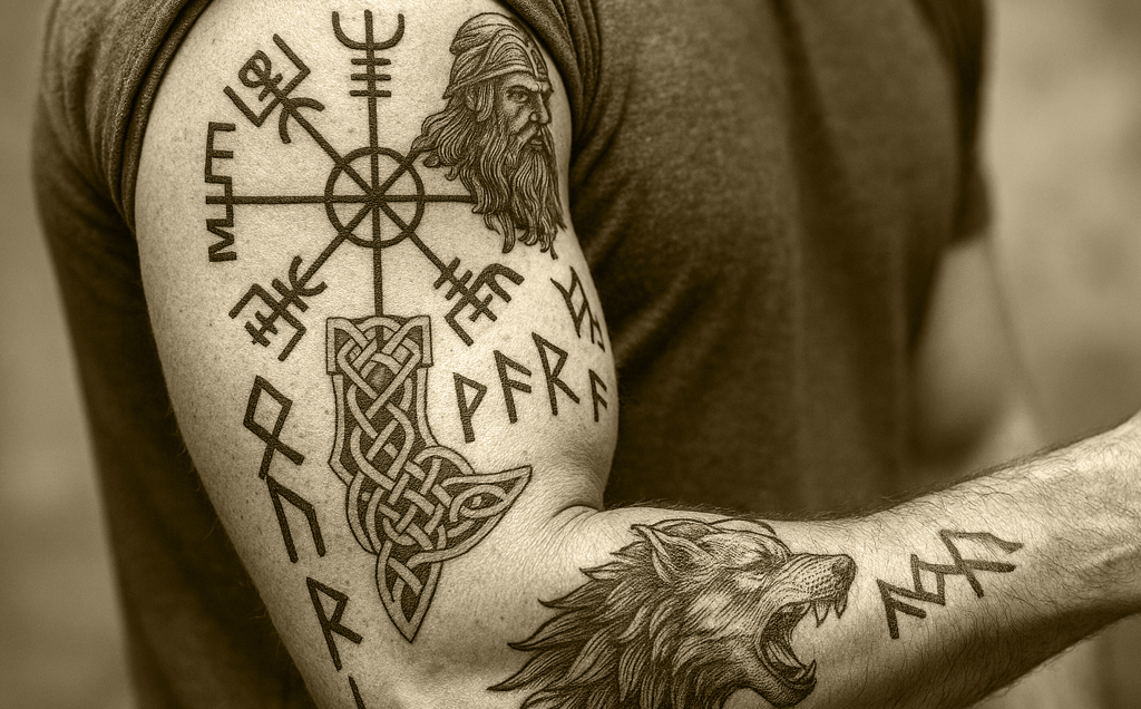 Runen en tatoeages: Richtlijnen voor betekenisvolle symboliek. Runenlicht kan jou hierbij helpen.