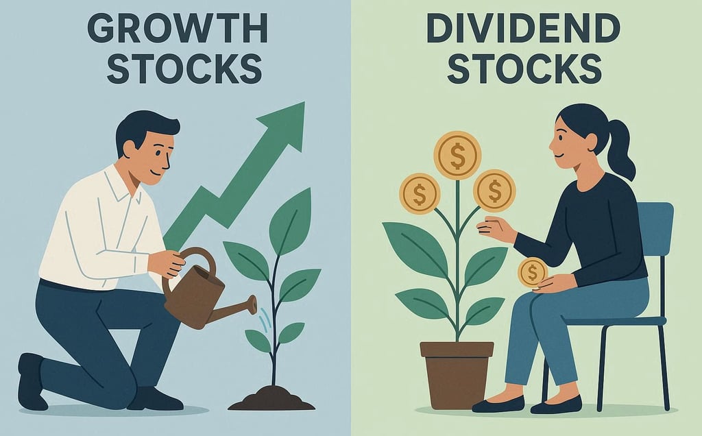 Growth Stocks vs. Dividend Stocks: Finding the Perfect Investment Match for Your Lifestyle