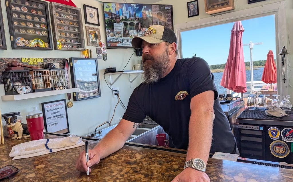 Bartender at Lost Colony Brewery