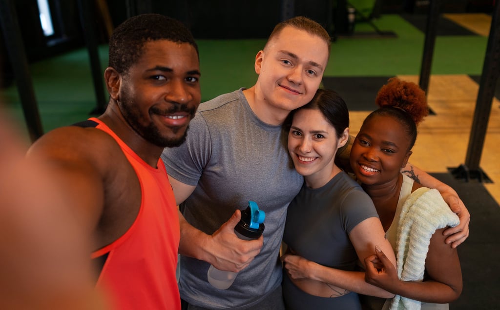 Gym selfie