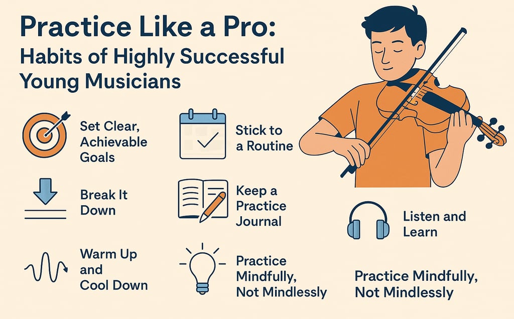 Practice Like a Pro: Habits of Highly Successful Young Musicians