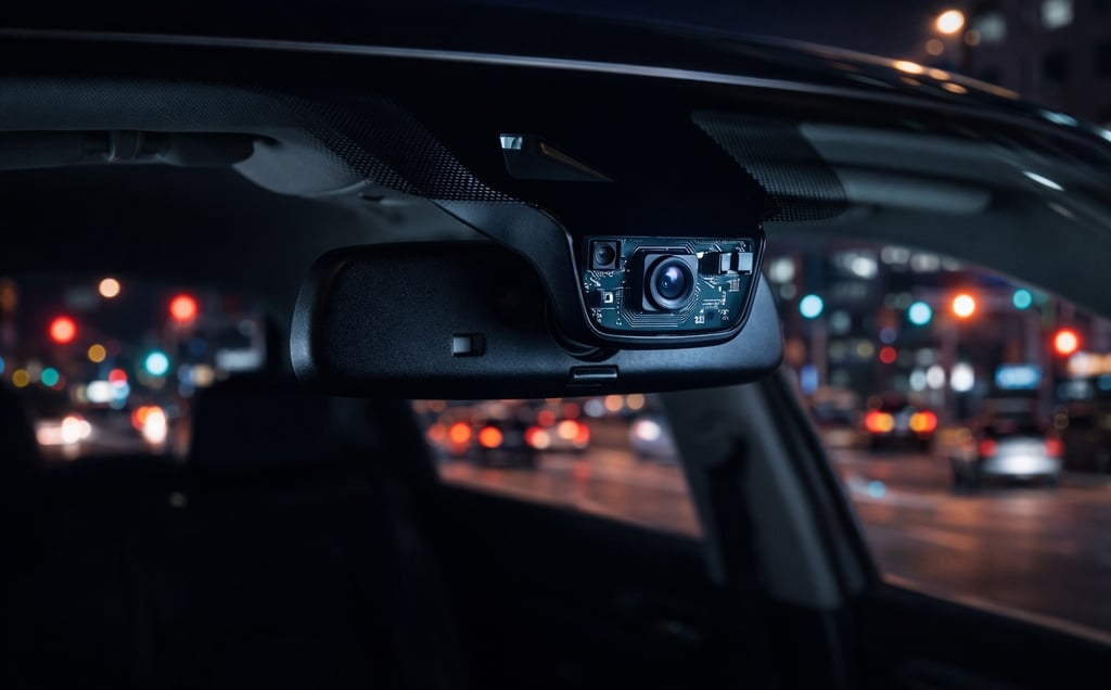 camera ADAS do Citroën C4 Cactus 2019 destacando sistema de frenagem automática e segurança ativa