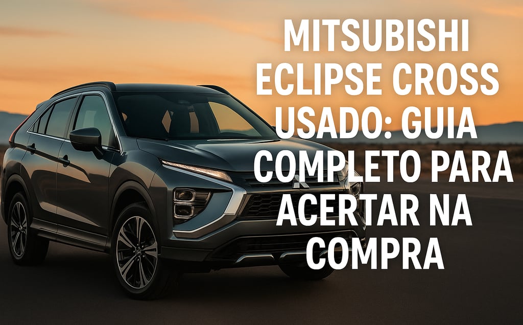 Introdução O Mitsubishi Eclipse Cross foi lançado no Brasil em 2018, marcando a entrada da marca ja