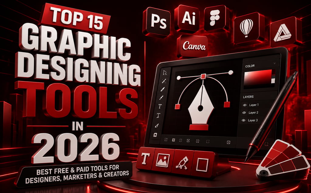 top 15 graphic designing tools in 2026